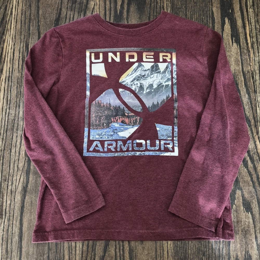 Under Armour Burgundy Mountain Shirt